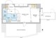 プラウドフラット西日暮里ディアージュ 501 間取り図