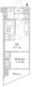 ルミーク本町ウェスト 505 間取り図