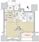 アネーロ銀座 1002 間取り図