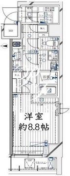 レガリス大島 101 間取り図