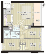 ガーデニエール砧ウエスト 324 間取り図