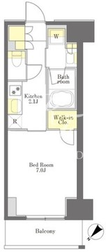 プライムメゾン浅草橋 605 間取り図