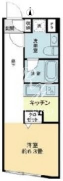 PREAS西大井 403 間取り図