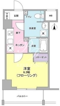 メゾン・ド・クロシェット 503 間取り図