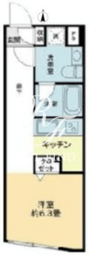 PREAS西大井 303 間取り図
