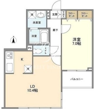 カッシア錦糸町サウスコート 502 間取り図