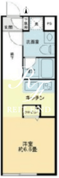 PREAS西大井 204 間取り図