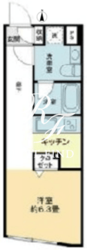 PREAS西大井 203 間取り図