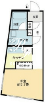 PREAS西大井 202 間取り図