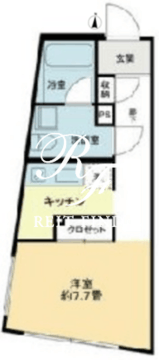 PREAS西大井 102 間取り図