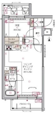 アルコバレーノ東向島 104 間取り図