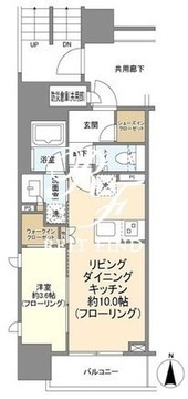 ピアース渋谷 801 間取り図