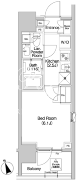 コンフォリア品川イースト 401 間取り図