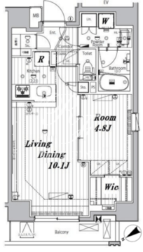 メイクスデザイン入谷アジールコート 302 間取り図