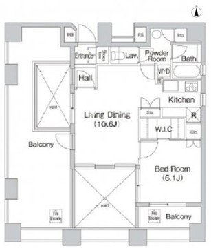 プライムアーバン恵比寿2 101 間取り図