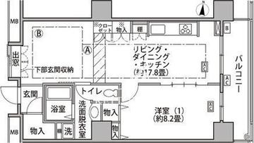 東雲キャナルコートCODAN 18-719 間取り図