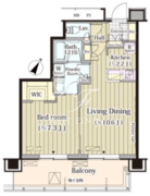 メルクマール京王笹塚レジデンス 1813 間取り図