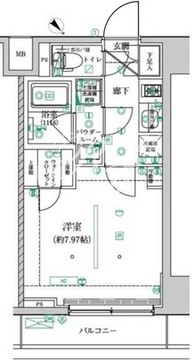 アルテシモサグラ 1003 間取り図