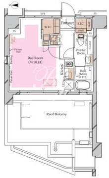 ブランシエスタ糀谷 607 間取り図