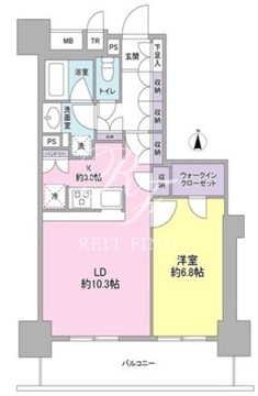 スタイリオ品川中延 1002 間取り図
