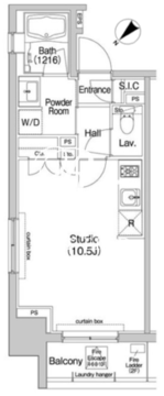 コンフォリア東池袋イースト 306 間取り図