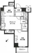 カスタリア用賀 407 間取り図