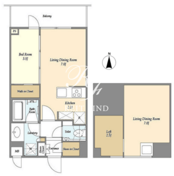 ラティエラ大森西 410 間取り図
