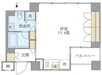 KDXレジデンス南麻布 902 間取り図