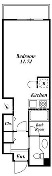 ミルーム南青山 210 間取り図