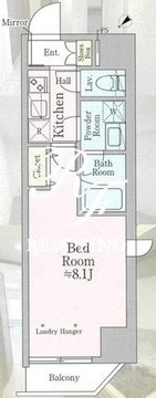 ティモーネプレミアム蒲田 703 間取り図