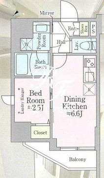 ティモーネプレミアム蒲田 901 間取り図