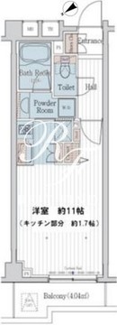 カスタリア三宿 312 間取り図