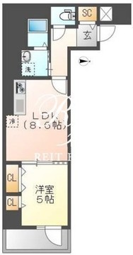 エムズスタイル 403 間取り図