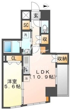 エムズスタイル 201 間取り図