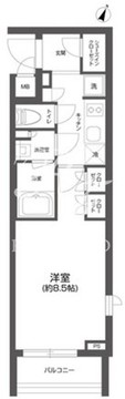 グランパセオ四谷若葉 203 間取り図