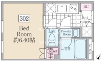 レーヴレジデンス市ヶ谷2 302 間取り図