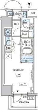パークアクシス成増二丁目 206 間取り図
