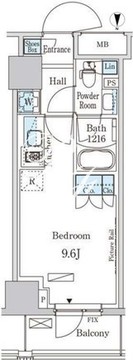 パークアクシス成増二丁目 308 間取り図