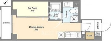 コンフォリア上目黒 409 間取り図