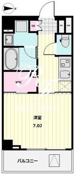 ヴィークブライト南麻布 504 間取り図