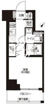 アーバネックス大森 402 間取り図