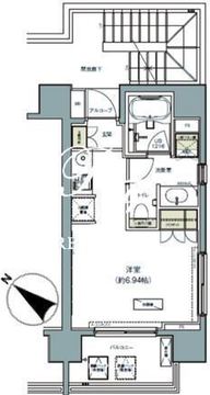 ガーデニア赤坂 903 間取り図