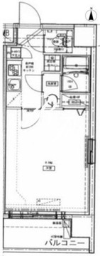 アルテシモエクラン 201 間取り図