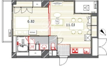 HF目黒行人坂レジデンス 407 間取り図