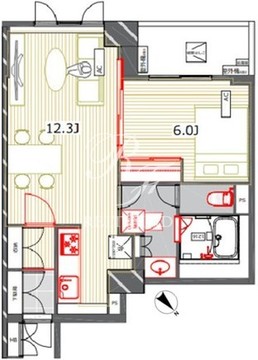 HF目黒行人坂レジデンス 404 間取り図