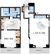レジデンス白金コローレ 414 間取り図