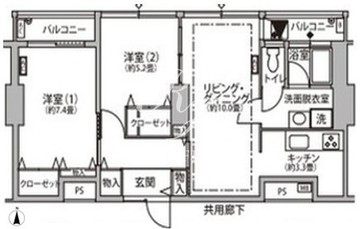 東雲キャナルコートCODAN 11-1315 間取り図