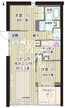 ガーデニエール砧ウエスト 354 間取り図