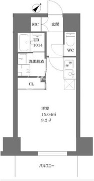 イマーレ富久町 303 間取り図