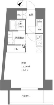 イマーレ富久町 803 間取り図